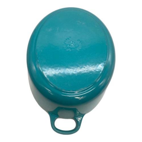 LE CREUSET (ルクルーゼ) 鍋 SIZE 27cm カリビアンブルー ココット・オーバル