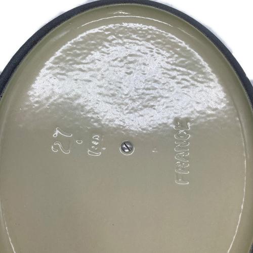 LE CREUSET (ルクルーゼ) 鍋 SIZE 27cm カリビアンブルー ココット・オーバル