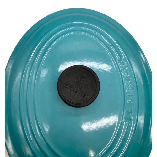 LE CREUSET (ルクルーゼ) 鍋 SIZE 27cm カリビアンブルー ココット・オーバル