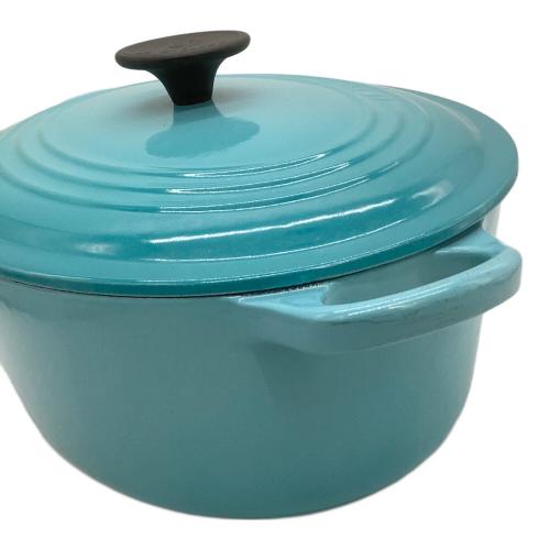 LE CREUSET (ルクルーゼ) 鍋 SIZE 27cm カリビアンブルー ココット・オーバル