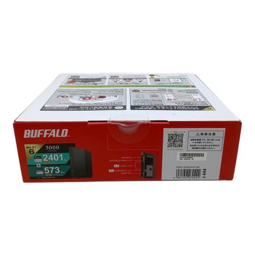 BUFFALO (バッファロー) WIFIルーター WSR-3000AX4P-BK