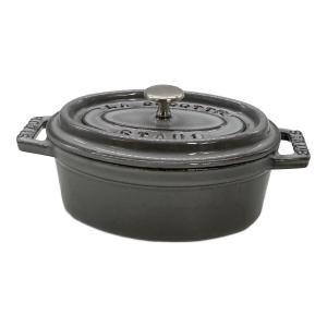 Staub (ストウブ) ピコココット オーバル グレー/]11cm