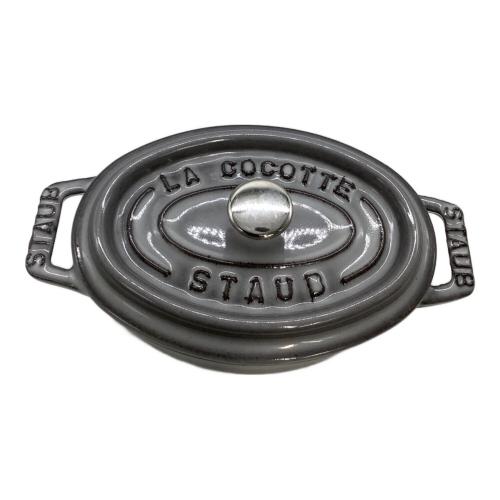 Staub (ストウブ) ピコココット オーバル グレー/]11cm