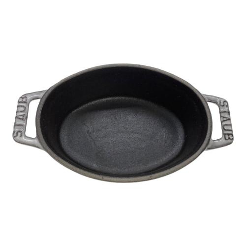 Staub (ストウブ) ピコココット オーバル グレー/]11cm