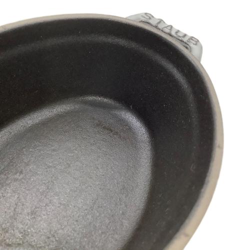 Staub (ストウブ) ピコココット オーバル グレー/]11cm