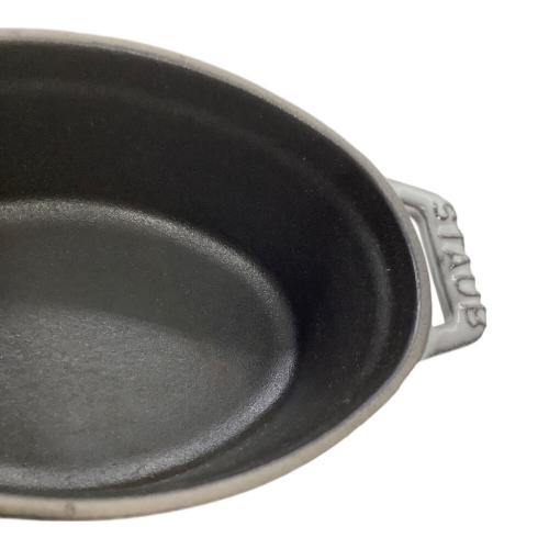 Staub (ストウブ) ピコココット オーバル グレー/]11cm