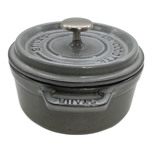 Staub (ストウブ) ピコココット ラウンド グレー/12cm