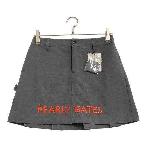 PEARLY GATES (パーリーゲイツ) ゴルフウェア(スカート) 055-9234010 レディース SIZE 0 グレー