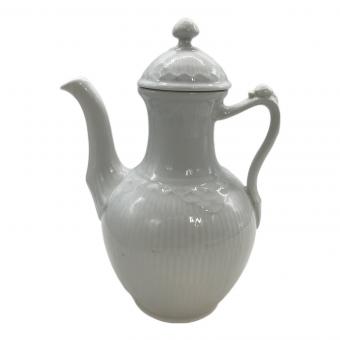 ROYAL COPENHAGEN (ロイヤル・コペンハーゲン) ティーポット ホワイトフルーテッド