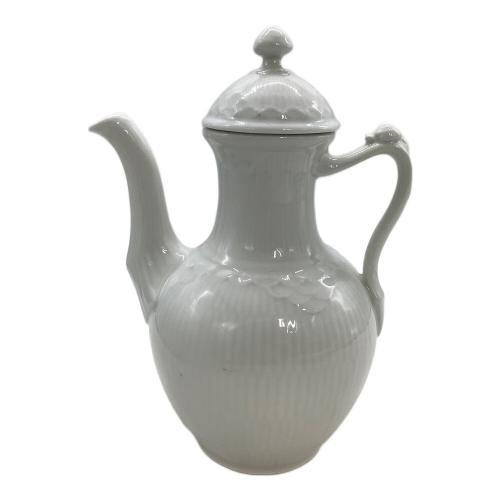 ROYAL COPENHAGEN (ロイヤル・コペンハーゲン) ティーポット ホワイトフルーテッド