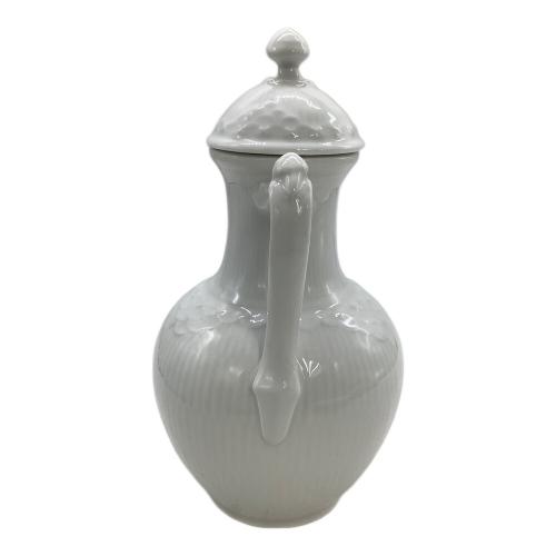 ROYAL COPENHAGEN (ロイヤル・コペンハーゲン) ティーポット ホワイトフルーテッド