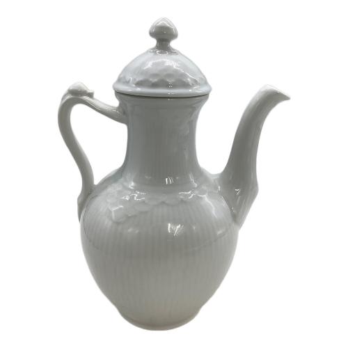 ROYAL COPENHAGEN (ロイヤル・コペンハーゲン) ティーポット ホワイトフルーテッド