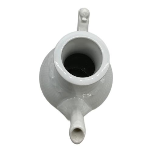 ROYAL COPENHAGEN (ロイヤル・コペンハーゲン) ティーポット ホワイトフルーテッド