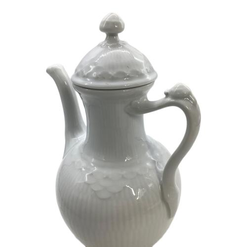 ROYAL COPENHAGEN (ロイヤル・コペンハーゲン) ティーポット ホワイトフルーテッド