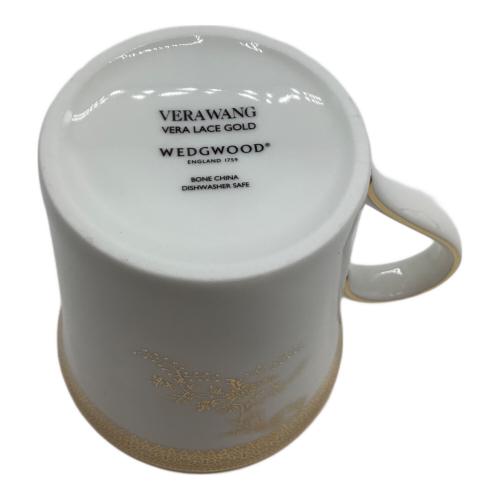 Wedgwood (ウェッジウッド) マグカップ ゴールド×シルバー VERA LACE GOLD