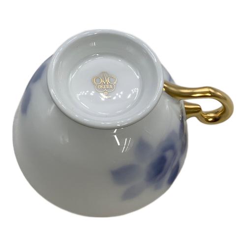 大倉陶園 (オオクラトウエン) カップ&ソーサー ブルーローズ(8011)