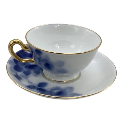 大倉陶園 (オオクラトウエン) カップ&ソーサー ブルーローズ(8011)