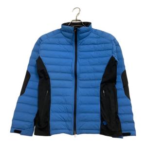DESCENTE GOLF (デサントゴルフ) ダウンジャケット ゴルフウェア(トップス) メンズ SIZE M ブルー×ブラック