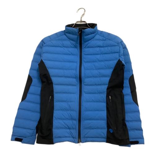 DESCENTE GOLF (デサントゴルフ) ダウンジャケット ゴルフウェア(トップス) メンズ SIZE M ブルー×ブラック