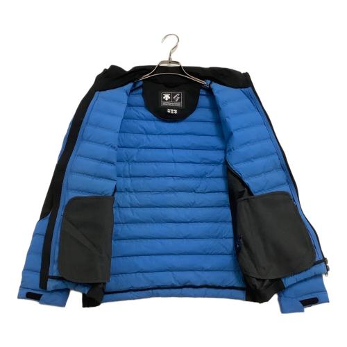 DESCENTE GOLF (デサントゴルフ) ダウンジャケット ゴルフウェア(トップス) メンズ SIZE M ブルー×ブラック