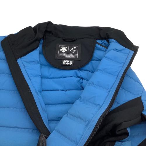 DESCENTE GOLF (デサントゴルフ) ダウンジャケット ゴルフウェア(トップス) メンズ SIZE M ブルー×ブラック