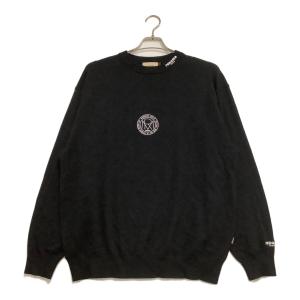 renoma (レノマ) ゴルフウェア(トップス) RG4406-019 HIGH GAUGE CREW NECK KNIT メンズ SIZE L ブラック