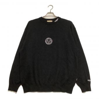 renoma (レノマ) ゴルフウェア(トップス) RG4406-019 HIGH GAUGE CREW NECK KNIT メンズ SIZE L ブラック
