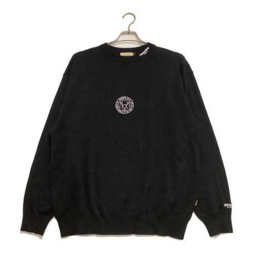 renoma (レノマ) ゴルフウェア(トップス) RG4406-019 HIGH GAUGE CREW NECK KNIT メンズ SIZE L ブラック