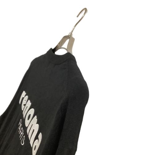 renoma (レノマ) ゴルフウェア(トップス) RG4406-019 HIGH GAUGE CREW NECK KNIT メンズ SIZE L ブラック