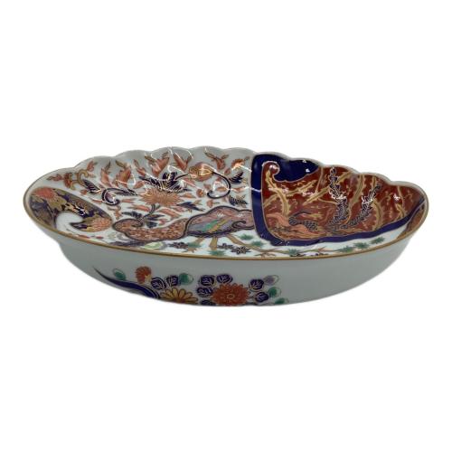 有田焼 (アリタヤキ) 盛皿 染錦松竹梅鳳凰文