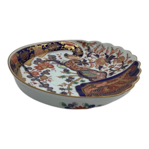 有田焼 (アリタヤキ) 盛皿 染錦松竹梅鳳凰文