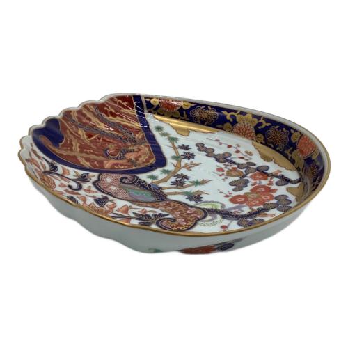 有田焼 (アリタヤキ) 盛皿 染錦松竹梅鳳凰文