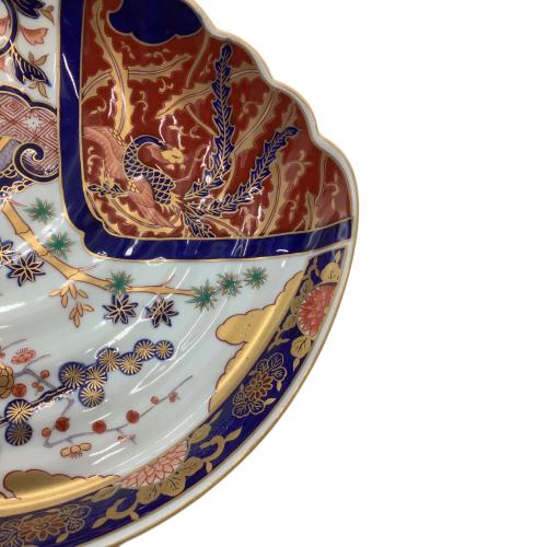有田焼 (アリタヤキ) 盛皿 染錦松竹梅鳳凰文