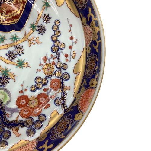 有田焼 (アリタヤキ) 盛皿 染錦松竹梅鳳凰文