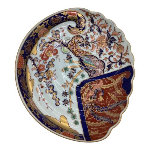 有田焼 (アリタヤキ) 盛皿 染錦松竹梅鳳凰文