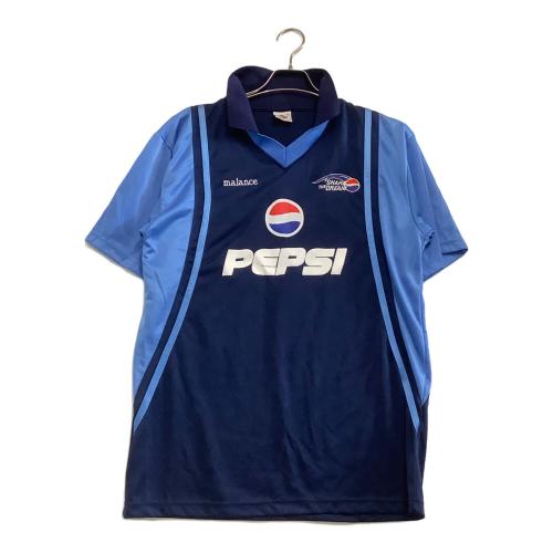 Malance (マランス) 7 BECKHAM ゲームシャツ PEPSI メンズ ネイビー×ブルー