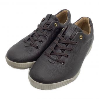 ECCO (エコー) Golf Street Retro Hybrid ゴルフシューズ EU41 ブラウン×ホワイト