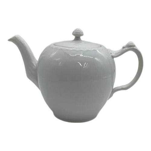 ROYAL COPENHAGEN (ロイヤル・コペンハーゲン) ティーポット ホワイトフルーテッド