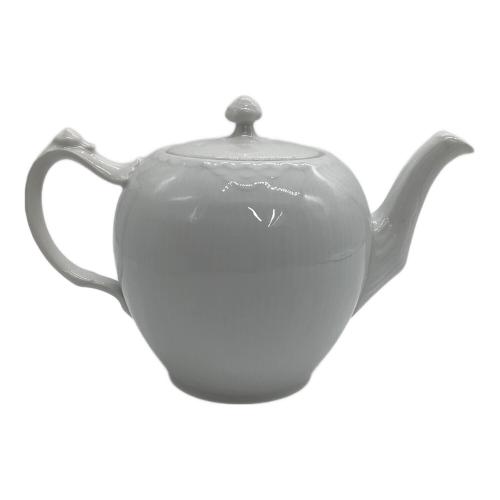 ROYAL COPENHAGEN (ロイヤル・コペンハーゲン) ティーポット ホワイトフルーテッド