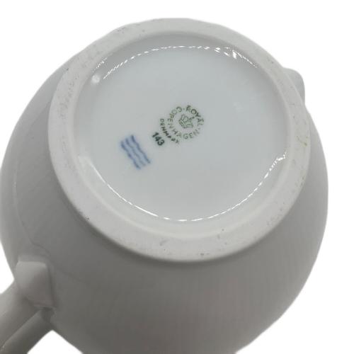 ROYAL COPENHAGEN (ロイヤル・コペンハーゲン) ティーポット ホワイトフルーテッド