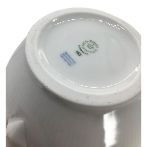 ROYAL COPENHAGEN (ロイヤル・コペンハーゲン) ティーポット ホワイトフルーテッド