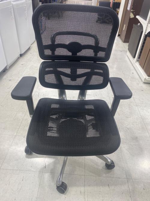 Ergohuman (エルゴヒューマン) オフィスチェア  ブラック×シルバー