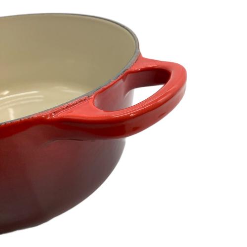 LE CREUSET (ルクルーゼ) 両手鍋 18cm チェリーレッド ココット・ロンド