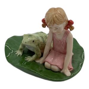 ROYAL COPENHAGEN (ロイヤル・コペンハーゲン) フィギュリン おやゆび姫とかえる アンデルセン