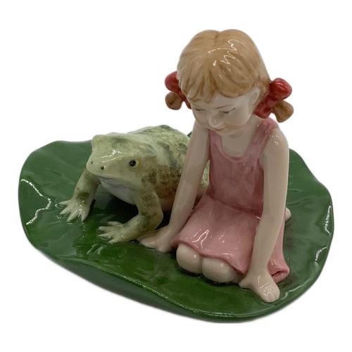 ROYAL COPENHAGEN (ロイヤル・コペンハーゲン) フィギュリン おやゆび姫とかえる アンデルセン