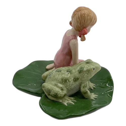 ROYAL COPENHAGEN (ロイヤル・コペンハーゲン) フィギュリン おやゆび姫とかえる アンデルセン