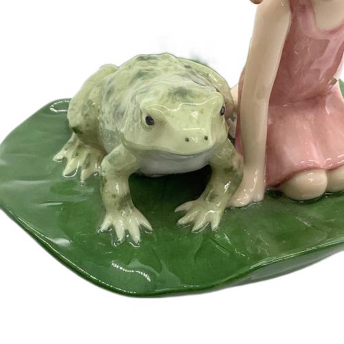 ROYAL COPENHAGEN (ロイヤル・コペンハーゲン) フィギュリン おやゆび姫とかえる アンデルセン