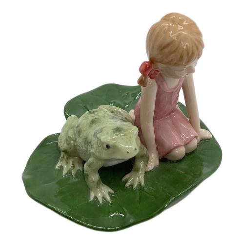 ROYAL COPENHAGEN (ロイヤル・コペンハーゲン) フィギュリン おやゆび姫とかえる アンデルセン