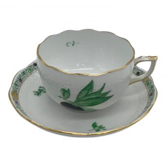 Herend (ヘレンド) カップ&ソーサー ヨゴレ有 アピシウスのハーブ