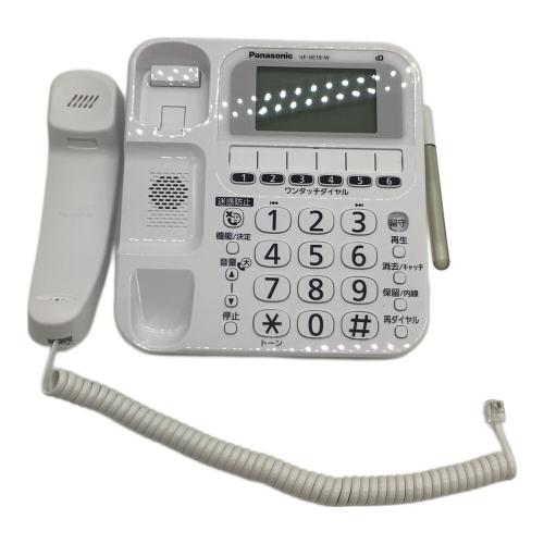 Panasonic (パナソニック) 子機付電話機 VE-GE19DL-W 2024年製